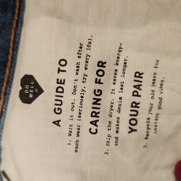 Light wash Madewell "the perfect jean" eco collection jean shorts size 29, NWT! - Picture 8 of 14